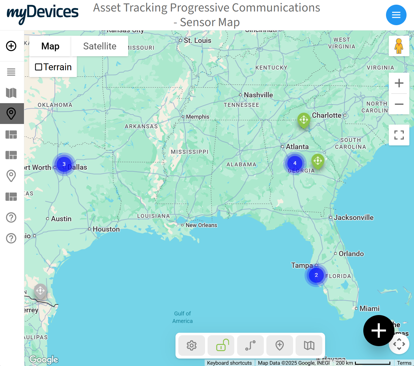 Live Tracking View